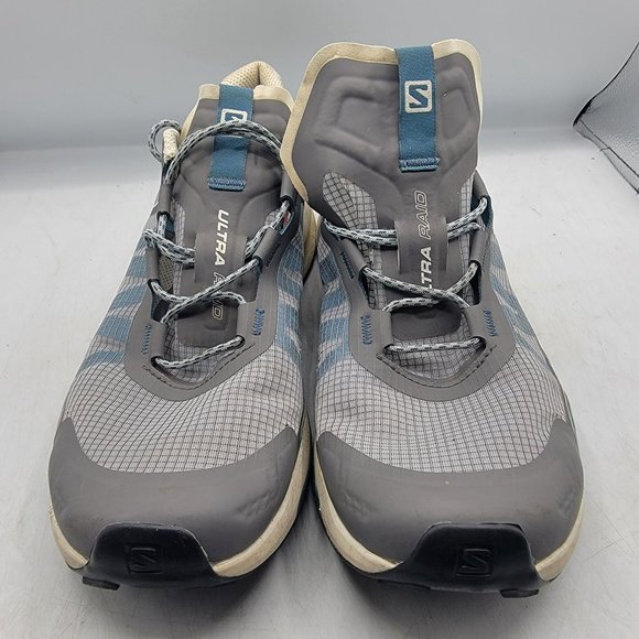 Salomon Ultra Raid Trail Run Quarry Mens 8.5 Trek Blue Gray Trail Shoes Hiking main image 6